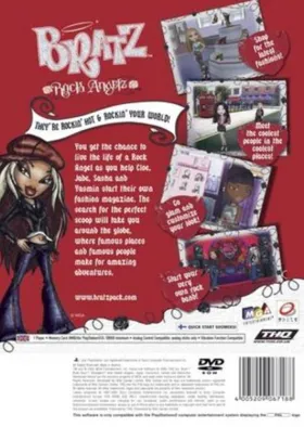 Bratz - Rock Angelz box cover back
